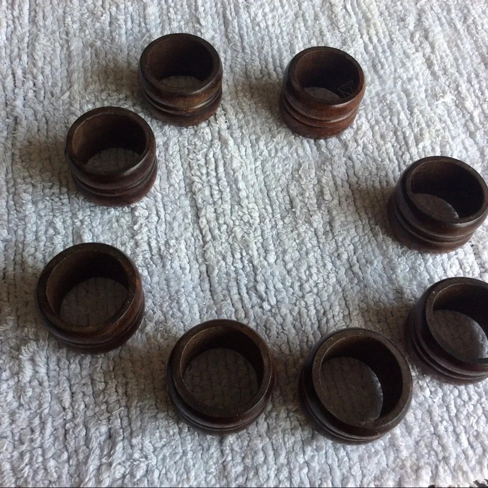 Vintage wooden napkin holders